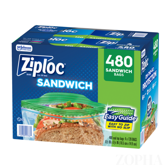 ScJhonson Ziploc Sandwich Bgas - 480