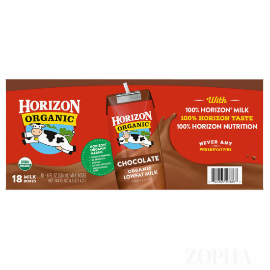 Horizon Organic Chocolate Lowfat Milk 4.2L