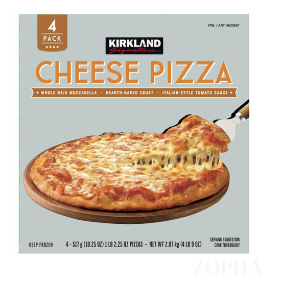 Kirkland Signature Cheese Pizza 18.25 OZ - 4 CT