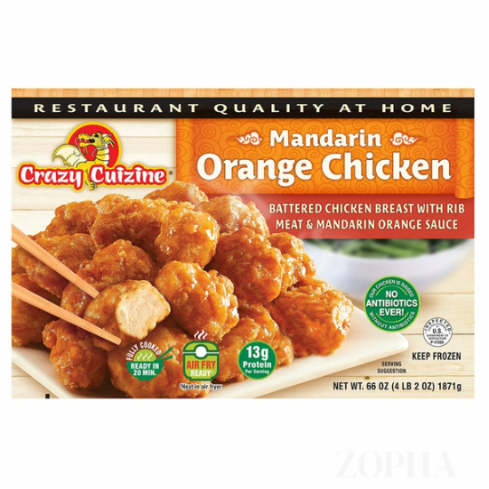 Crazy Cuizine Mandarin Orange Chicken 66 OZ