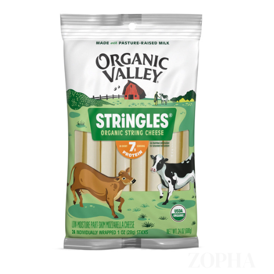 Organic Valley Stringles Organic Mozzarella Cheese Sticks - 24 OZ
