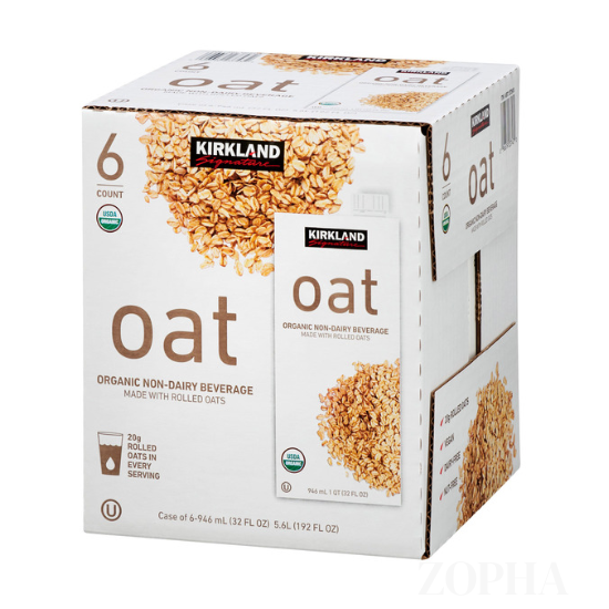 Kirkland Signature Organic Non-Dairy Oat Beverage 32 OZ - 6 CT