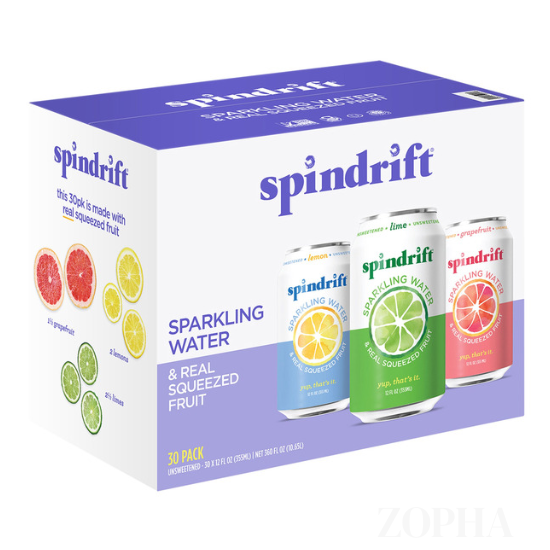 Spindrift Sparkling Water Variety Pack 12 fl OZ - 30 CT