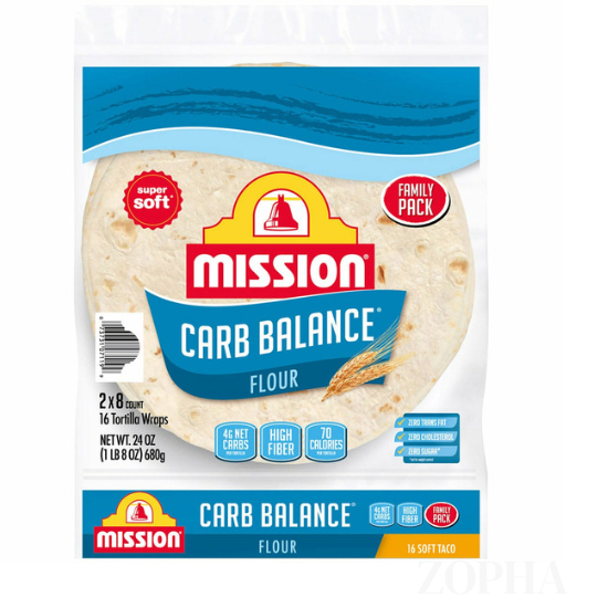 Mission Carb Balance Flour Tortillas - 8 CT 2-pack