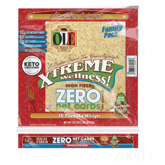 Ole Mexican Foods 8" Xtreme Wellness Tortilla Wraps - 16 CT