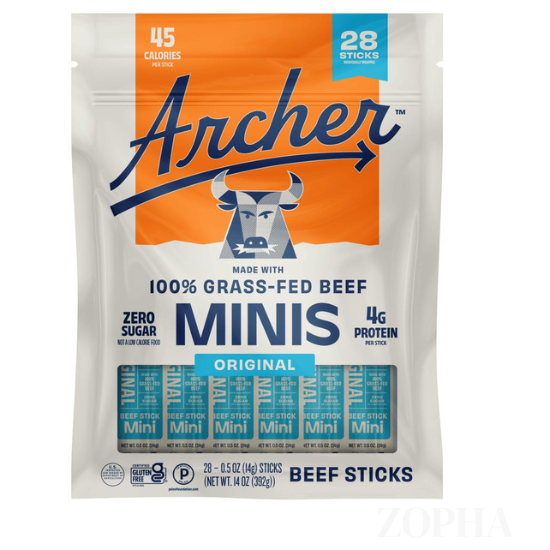 Country Archer Grass-Fed Beef Stick Minis Original 0.5 OZ 28 CT