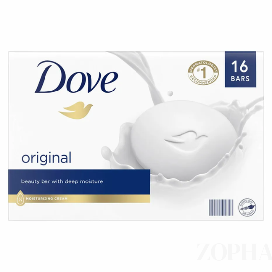 Dove Moisturizing Beauty Bar Soap Original 3.75 OZ - 16 CT