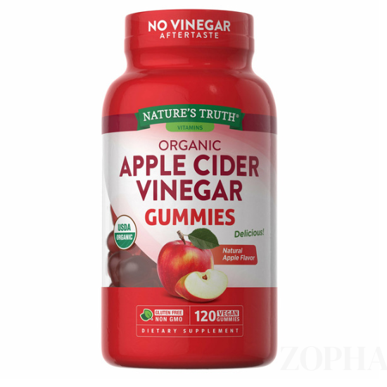 Nature's Truth USDA Organic Apple Cider Vinegar 500 mg - 120 Gummies