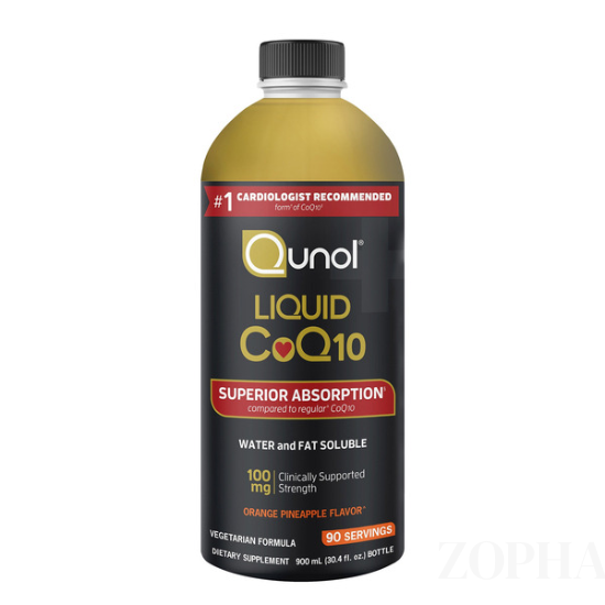 Qunol Liquid CoQ10 100 mg 30.4 Fluid Ounces