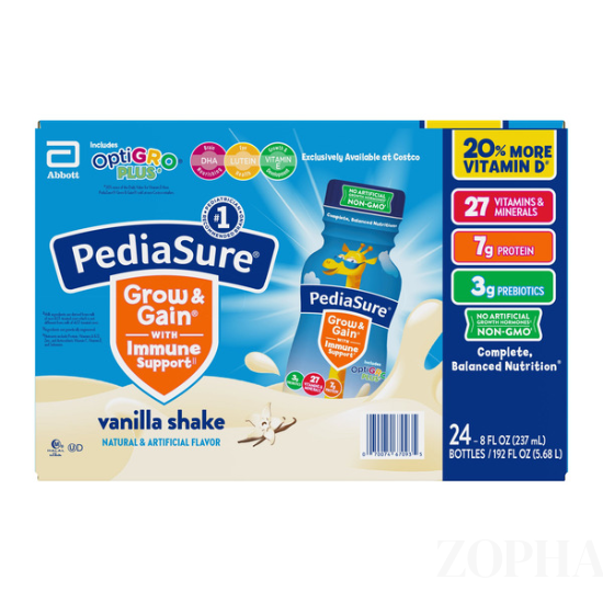 PediaSure with OptiGRO Plus Kids Shake 8 fl OZ - 24 CT Vanilla
