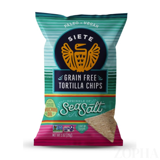 Siete Grain Free Sea Salt Tortilla Chips 15 OZ