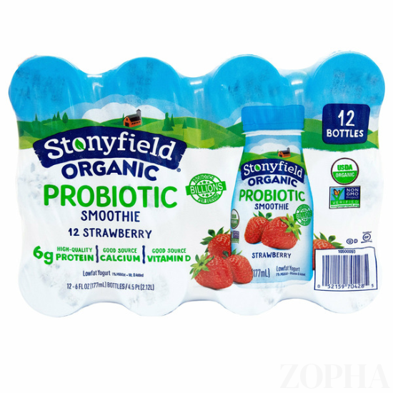 Stonyfield Organic Smoothies 6 fl OZ - 12 CT
