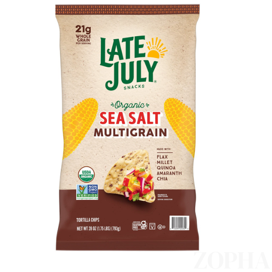 Late July Organic Sea Salt Multigrain Tortilla Chips 28 OZ