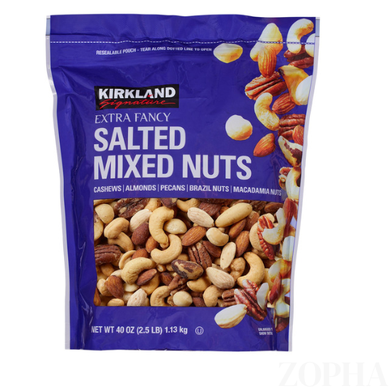 Kirkland Signature Extra Fancy Mixed Nuts, Salted, 2.5 lbs