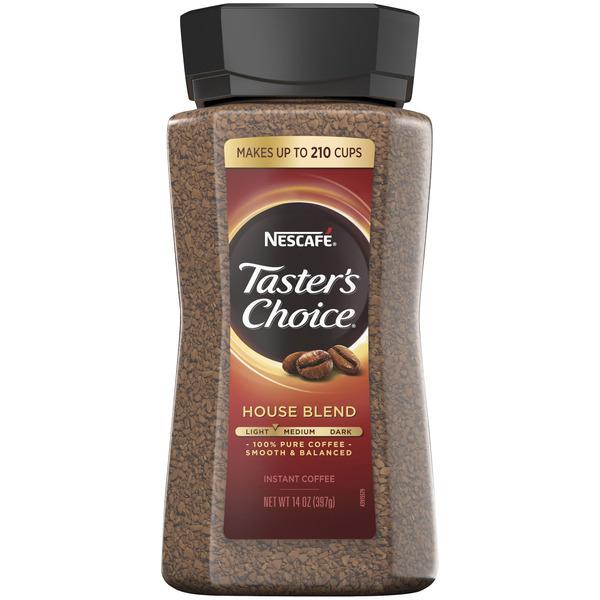 NESCAFE Taster's Choice Instant Coffee Light-Medium Roast 14 OZ