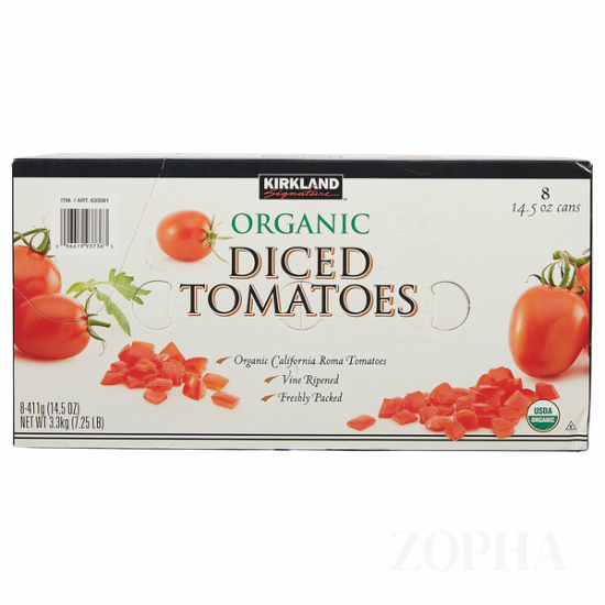 Kirkland Signature Organic Diced Tomatoes 14.5 OZ - 8 CT