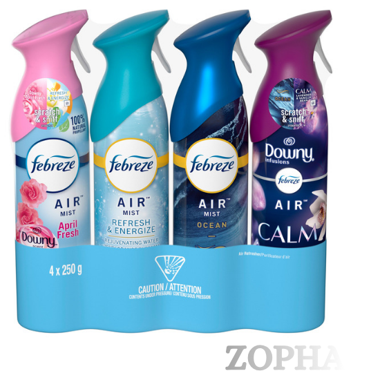 Febreze Air Refresher Variety Pack 8.8 OZ - 4 CT Assorted Scents
