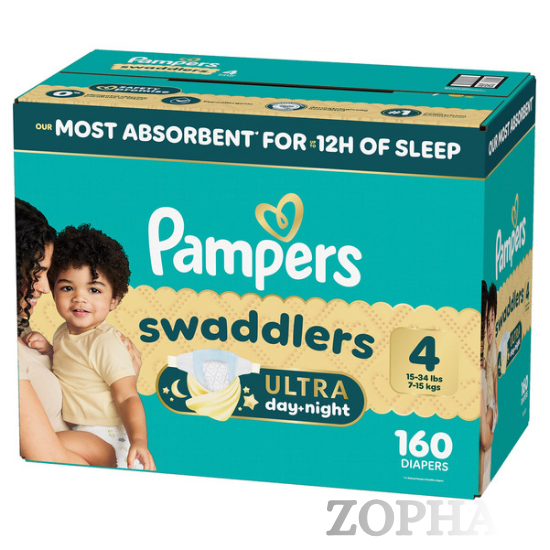 Pampers Swaddlers Ultra Diapers Size 4, 160-CT