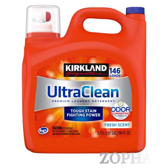 Kirkland Signature Ultra Clean HE Liquid Laundry Detergent 146 loads 194 fl OZ