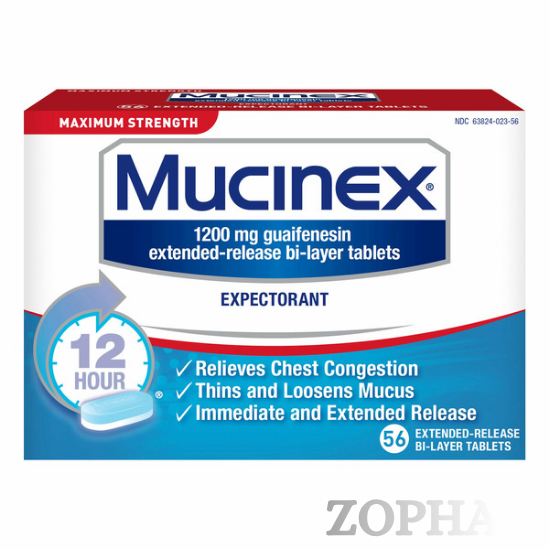 Mucinex Maximum Strength 1200 mg Tablets 56-count