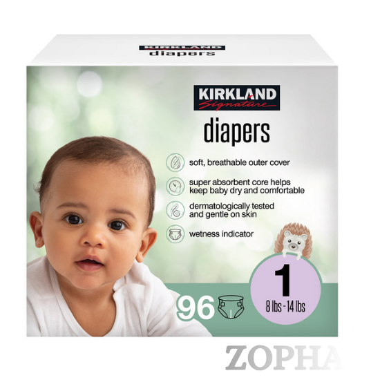 Kirkland Signature Diaper Size 1 96-count