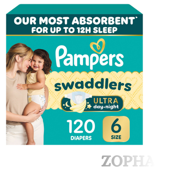 Pampers Swaddlers Ultra Diapers Size 6-120-count