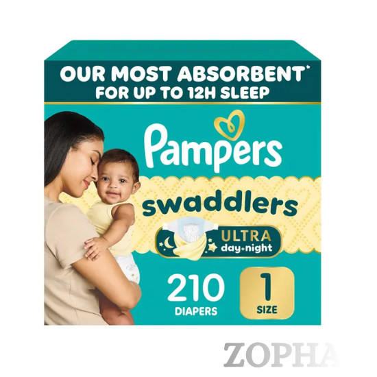 Pampers Swaddlers Ultra Diapers Size 1-2 210-count