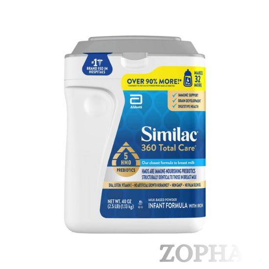 Similac 360 Total Care with 5 HMO's Non-GMO Infant Formula Powder 40 OZ