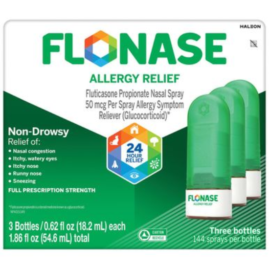 Flonase Non-Drowsy 24 Hour Allergy Relief Nasal Spray 432 Metered Sprays