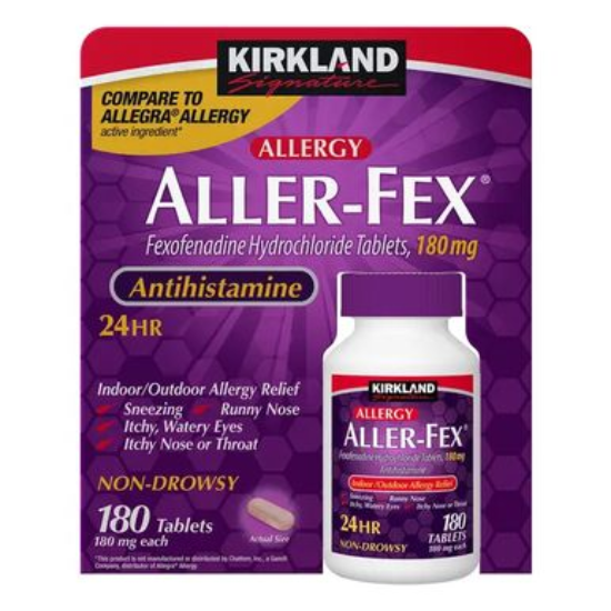 Kirkland Signature Aller-Fex 180mg 180 Tablets