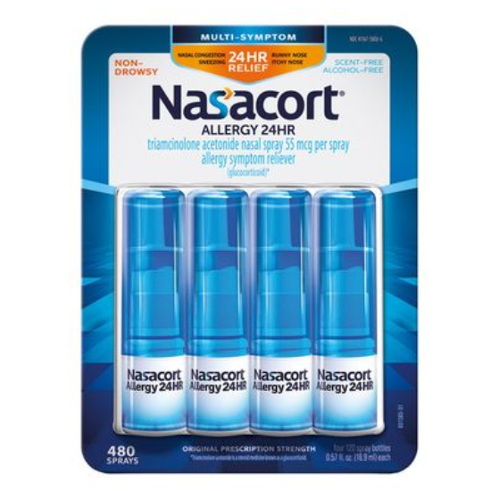 Nasacort Allergy 24 HR 480 Metered Sprays