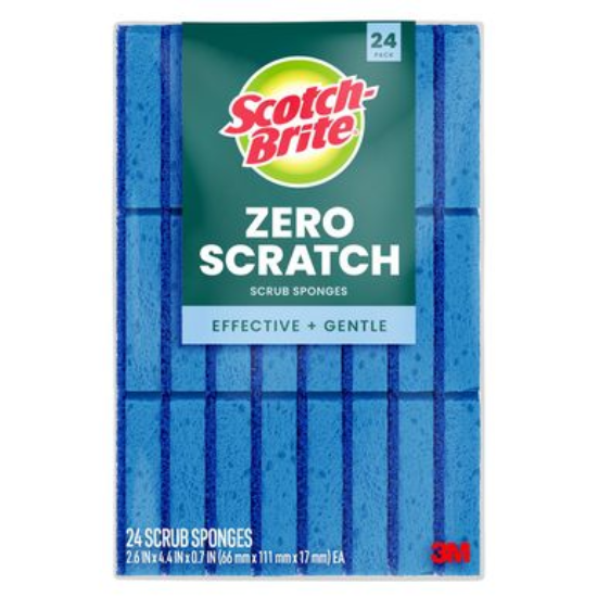 Scotch-Brite Zero Scratch Sponge 24-count