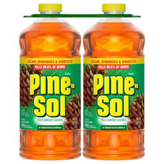 Pine-Sol Multi-Surface Cleaner, Original, 60 fl OZ 2-count