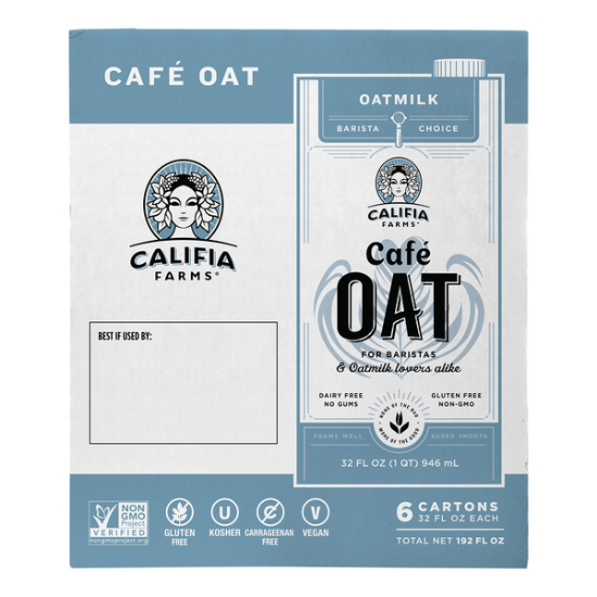 Califia Farms Cafe Oat Milk 32 fl OZ 6-Count