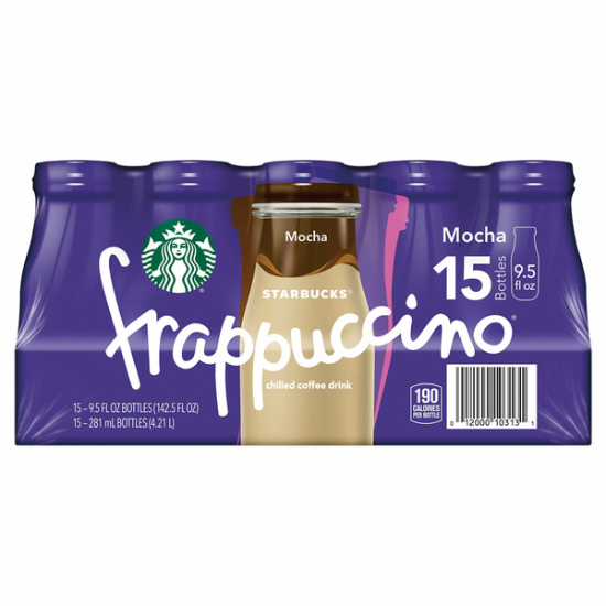 Starbucks Frappuccino Mocha Chilled Coffee 9.5 fl OZ 15-count