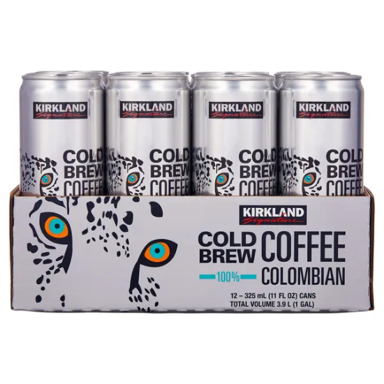 Kirkland Signature Colombian Cold Brew Coffee 11 fl OZ 12-count