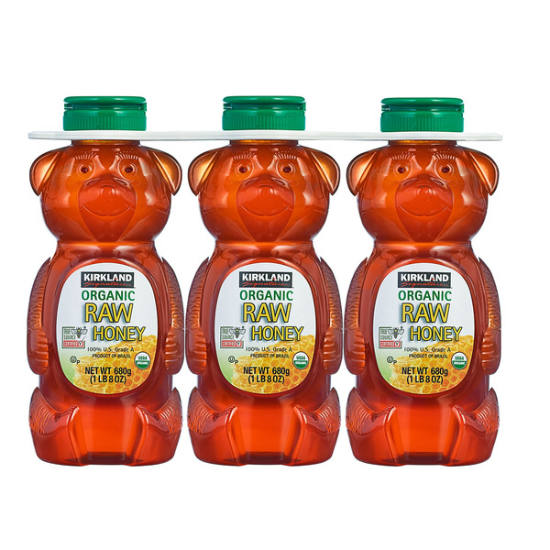 Kirkland Signature Organic Raw Honey 24 OZ 3-count