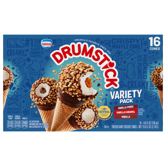 Nestle Drumstick Variety Pack, 16-count