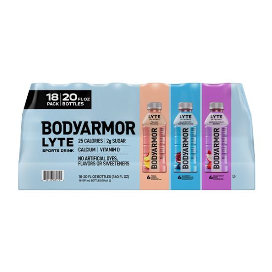 BODYARMOR Lyte Sports Drink Variety Pack 20 fl OZ 18-count