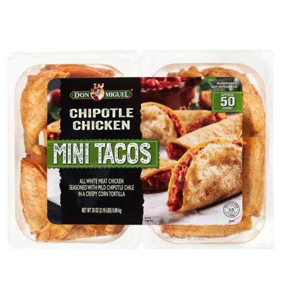 Don Miguel Chipotle Chicken Mini Tacos 35 OZ