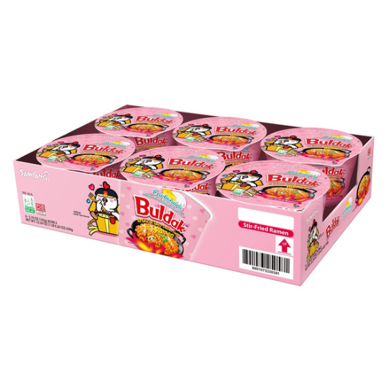 Samyang Buldak Ramen Carbonara Spicy Chicken 3.7 OZ 6-count