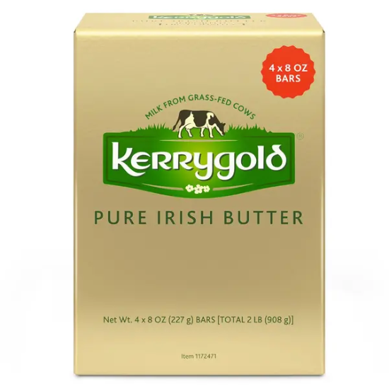 Kerrygold Pure Irish Butter Salted 8 OZ 4-count