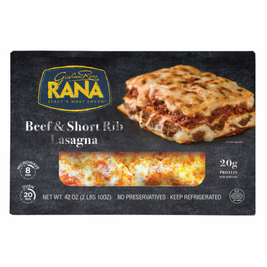 Giovanni Rana Beef and Short Rib Lasagna 42 OZ