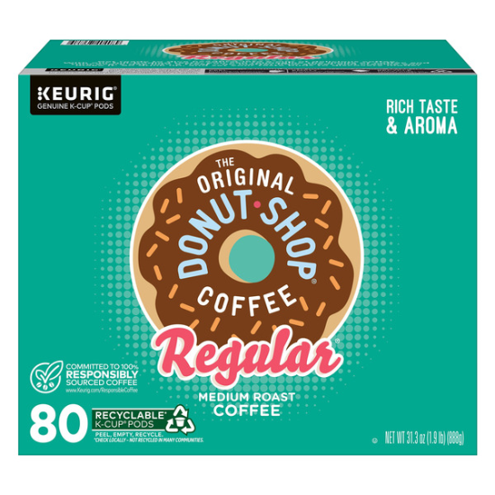 The Original Donut Shop Coffee K-Cup Pod 80-count