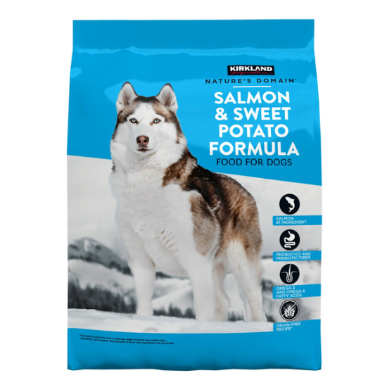 Kirkland Signature Nature's Domain Salmon & Sweet Potato Formula Dog Food-35 lbs