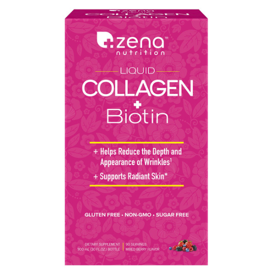 Zena Liquid Collagen + Biotin 30 Fluid Ounces