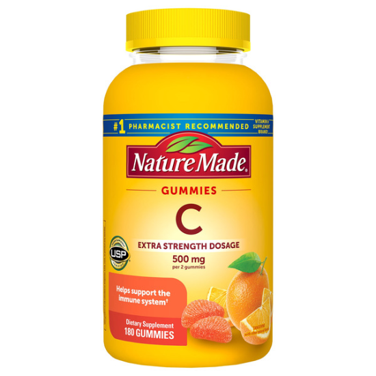 Nature Made Extra Strength Vitamin C 500 mg 180 Gummies