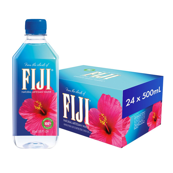 FIJI Natural Artesian Water, 16.9 fl OZ, 24-count
