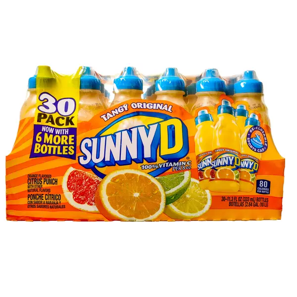 Sunny D, Tangy Original, 11.3 fl OZ, 30-Count