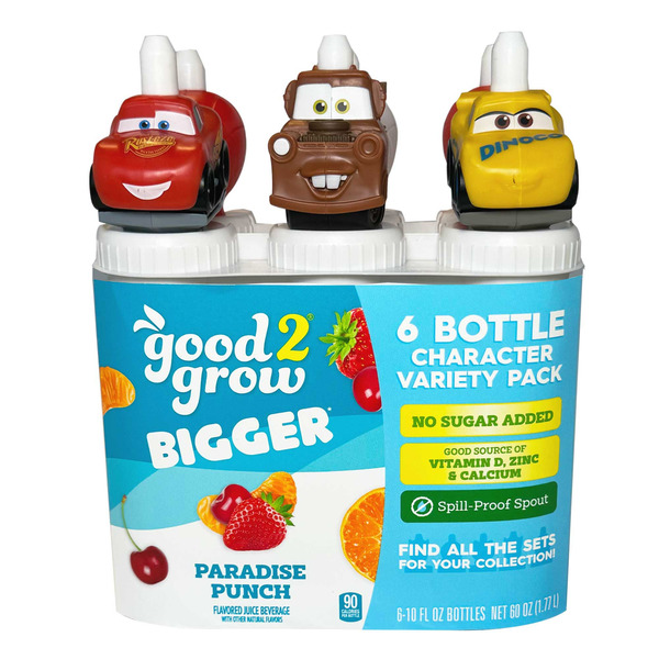 Good2Grow Paradise Punch, Character Variety Pack, 10 fl OZ, 6-count